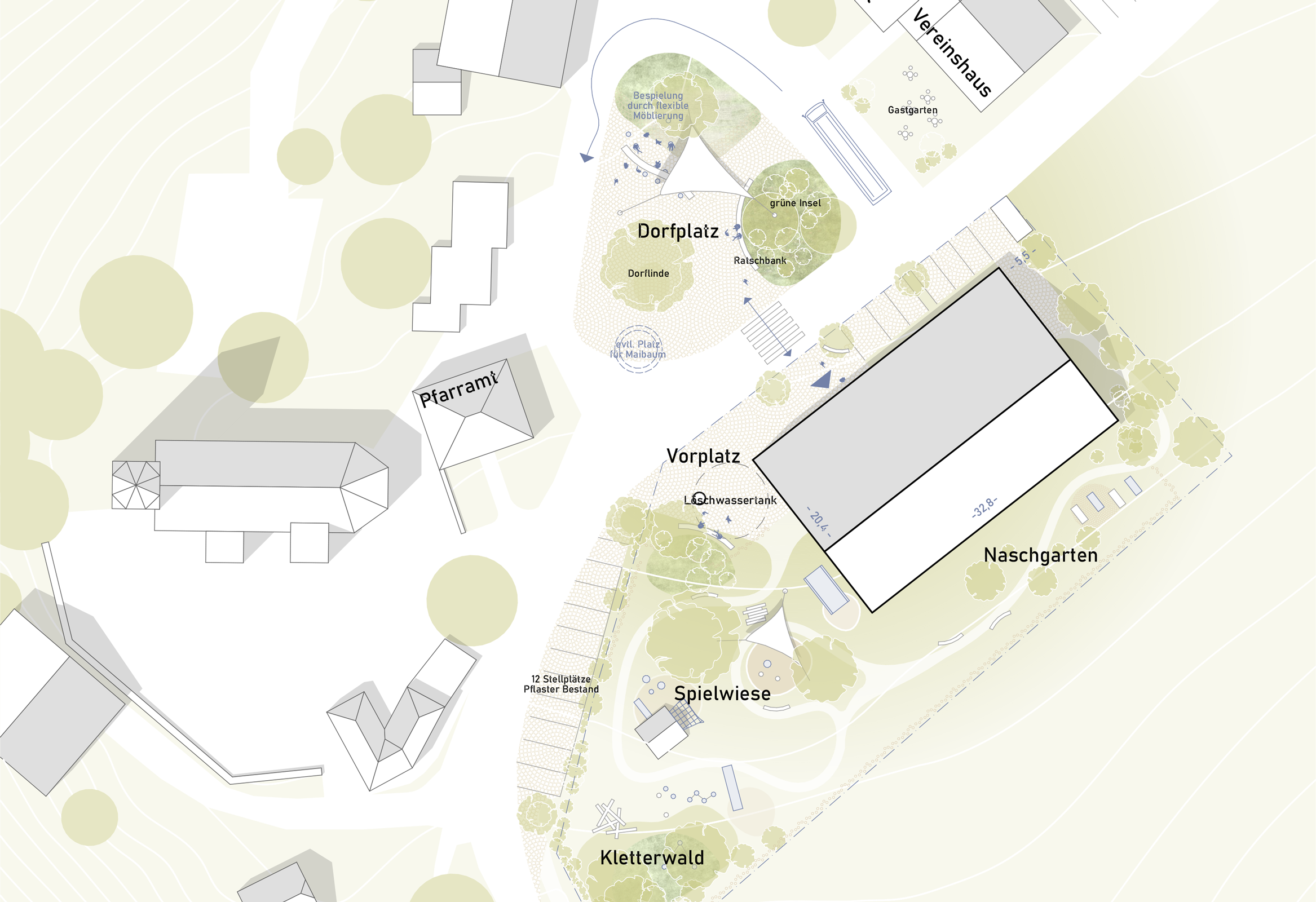 wettbewerb schule bildung kindergarten holzbau architektur ländlicher raum funktion modell
